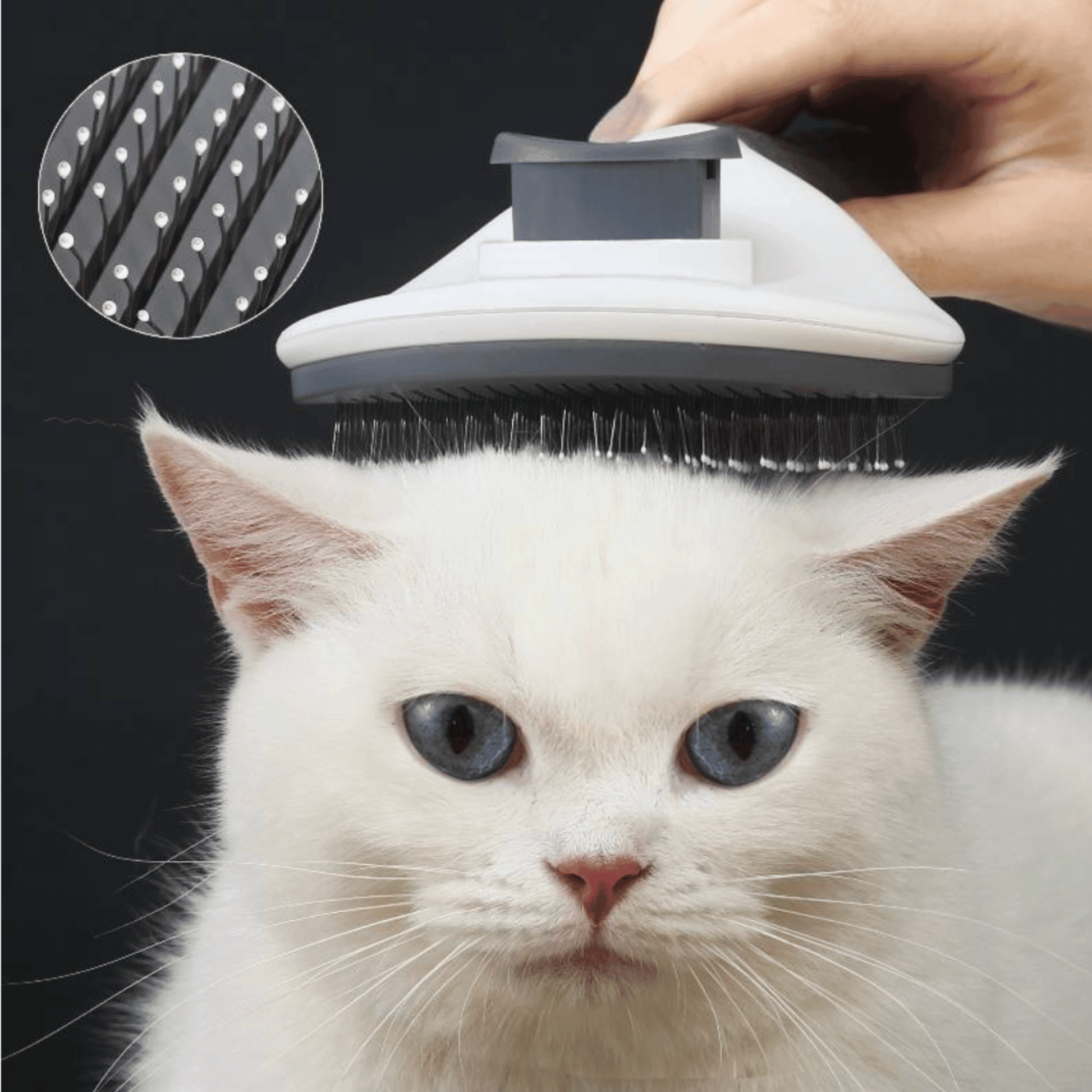 Brosse auto-nettoyante pour chat | PetBrusher™ - MyPetsHub