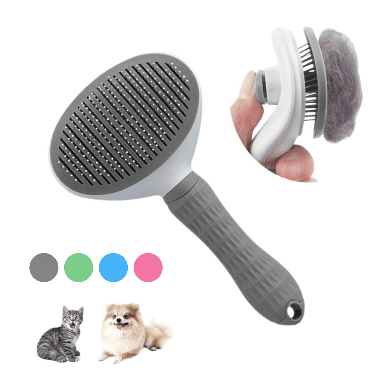 Brosse auto-nettoyante pour chat | PetBrusher™ - MyPetsHub