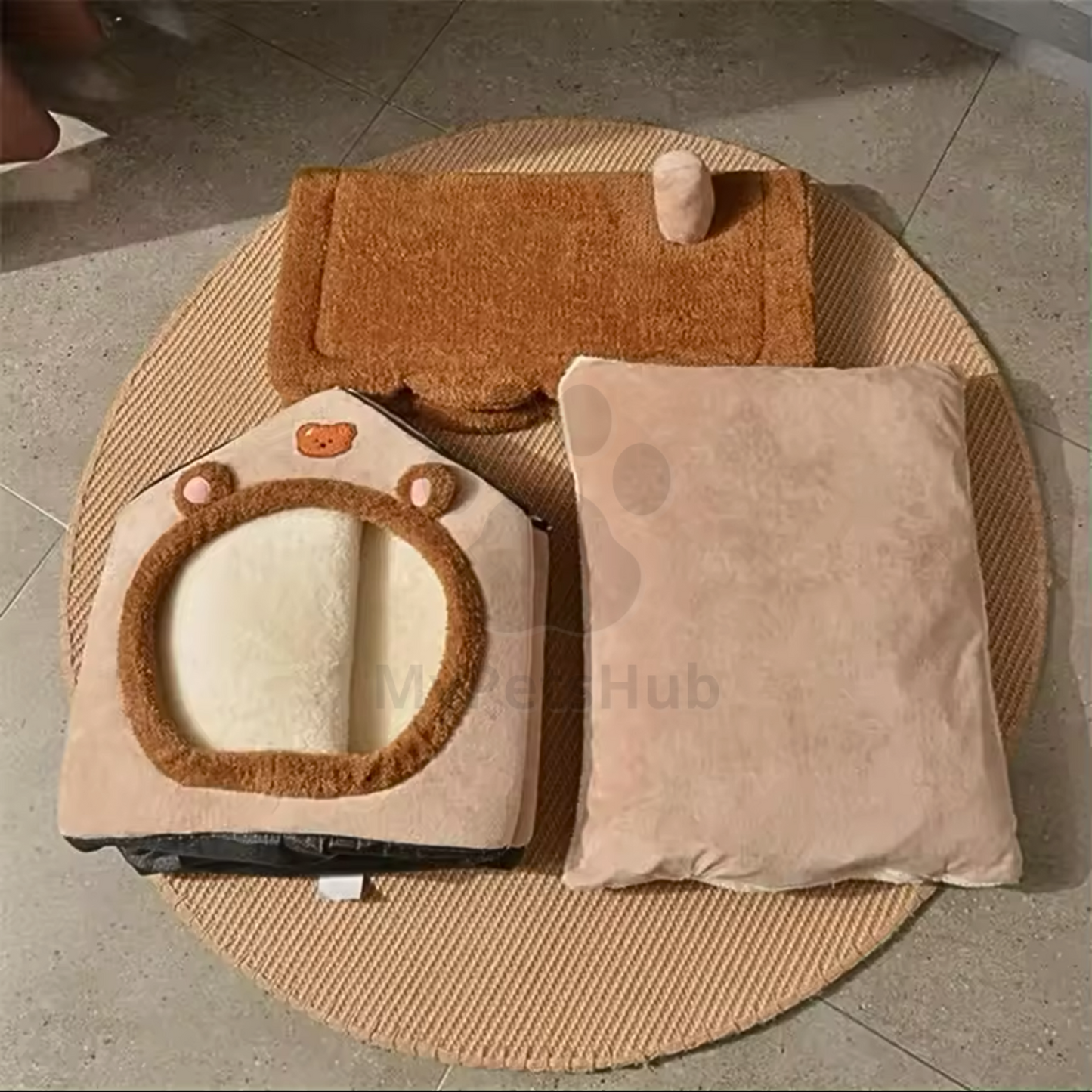Maison nounours pour chien et chat