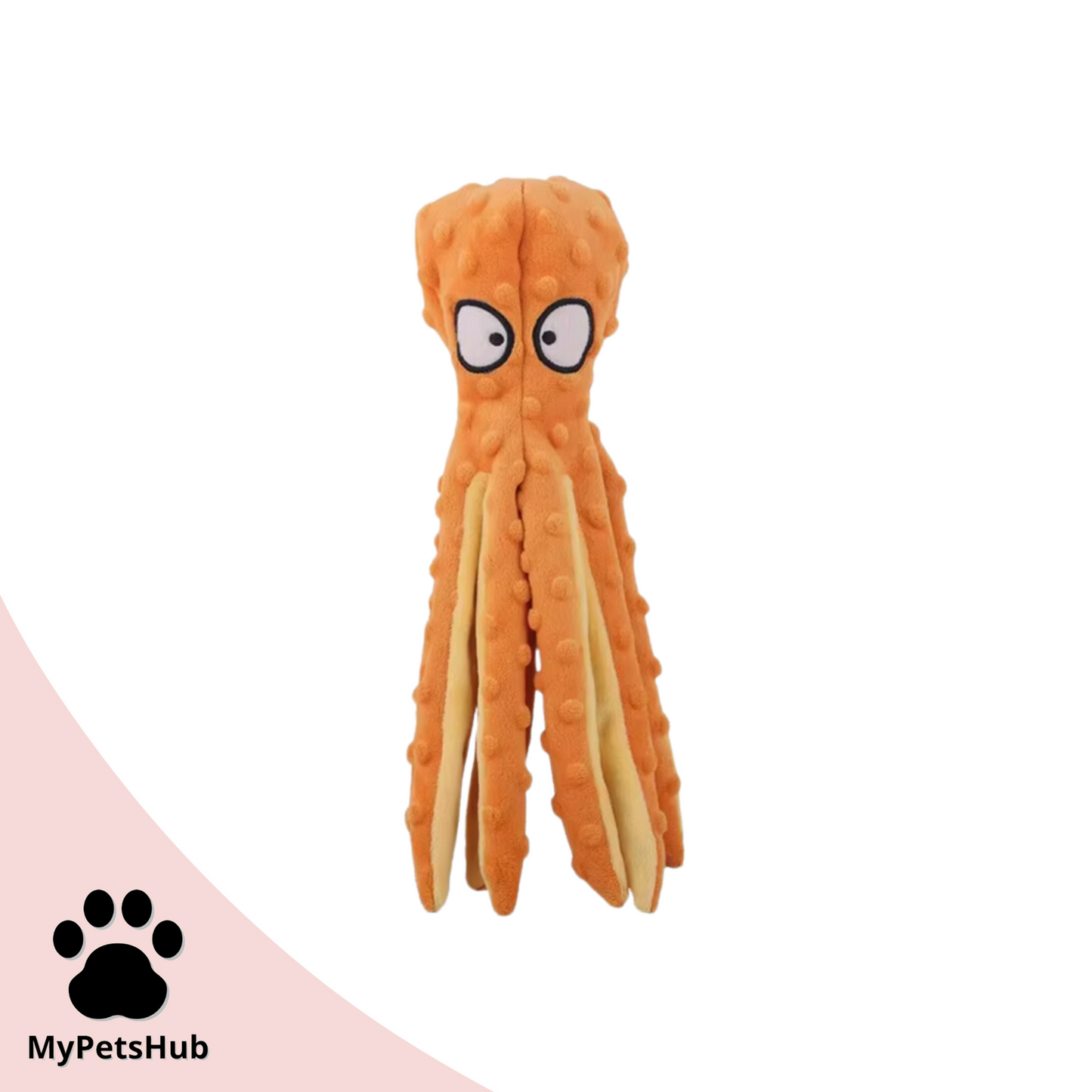 Doudou Pieuvre stimulante pour Chien