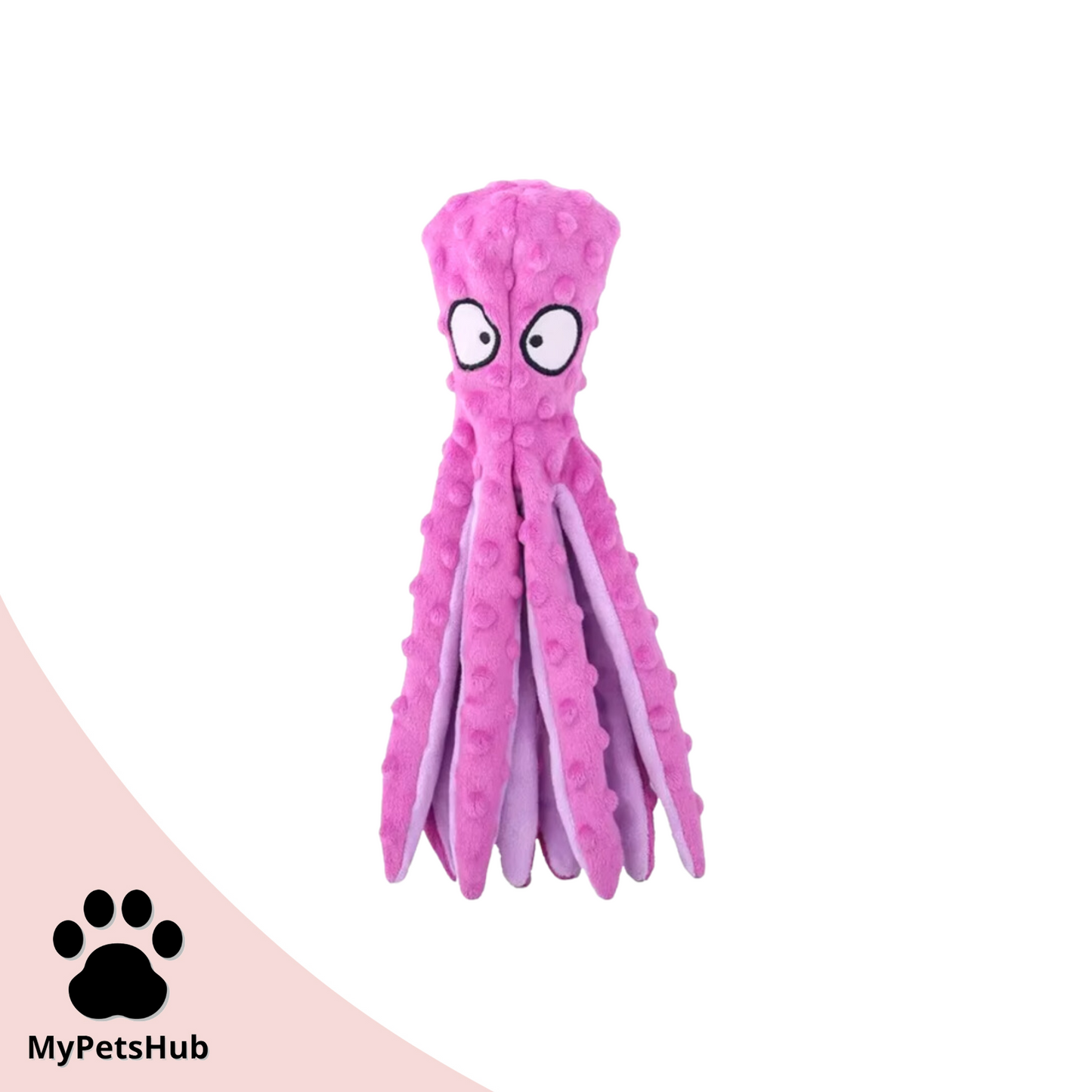 Doudou Pieuvre stimulante pour Chien