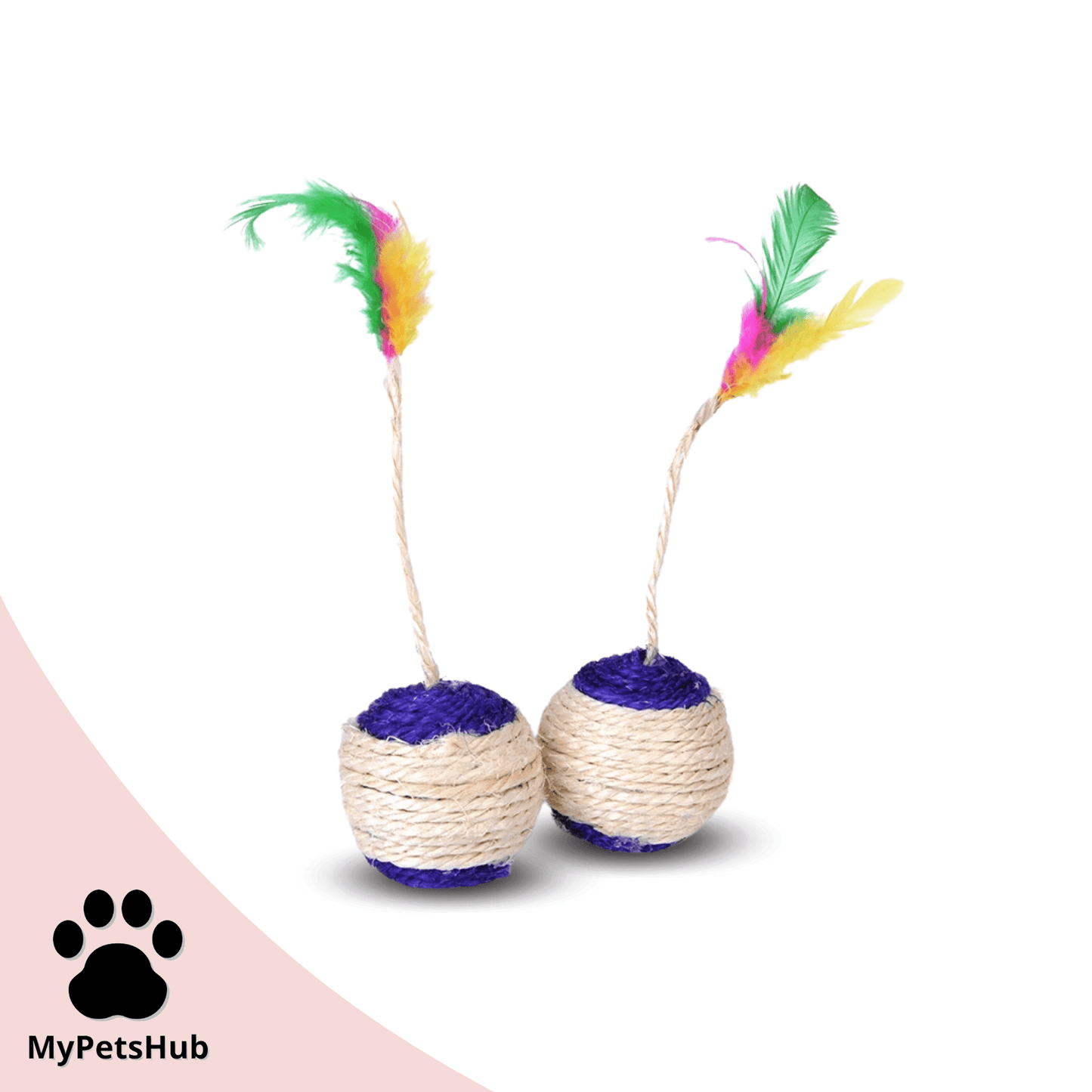 Balle de sisal pour chat | ResistBall™ - MyPetsHub