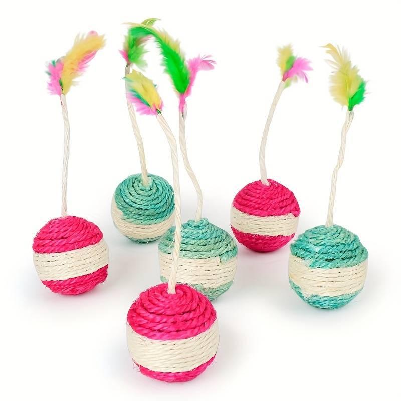 Balle de sisal pour chat - MyPetsHub