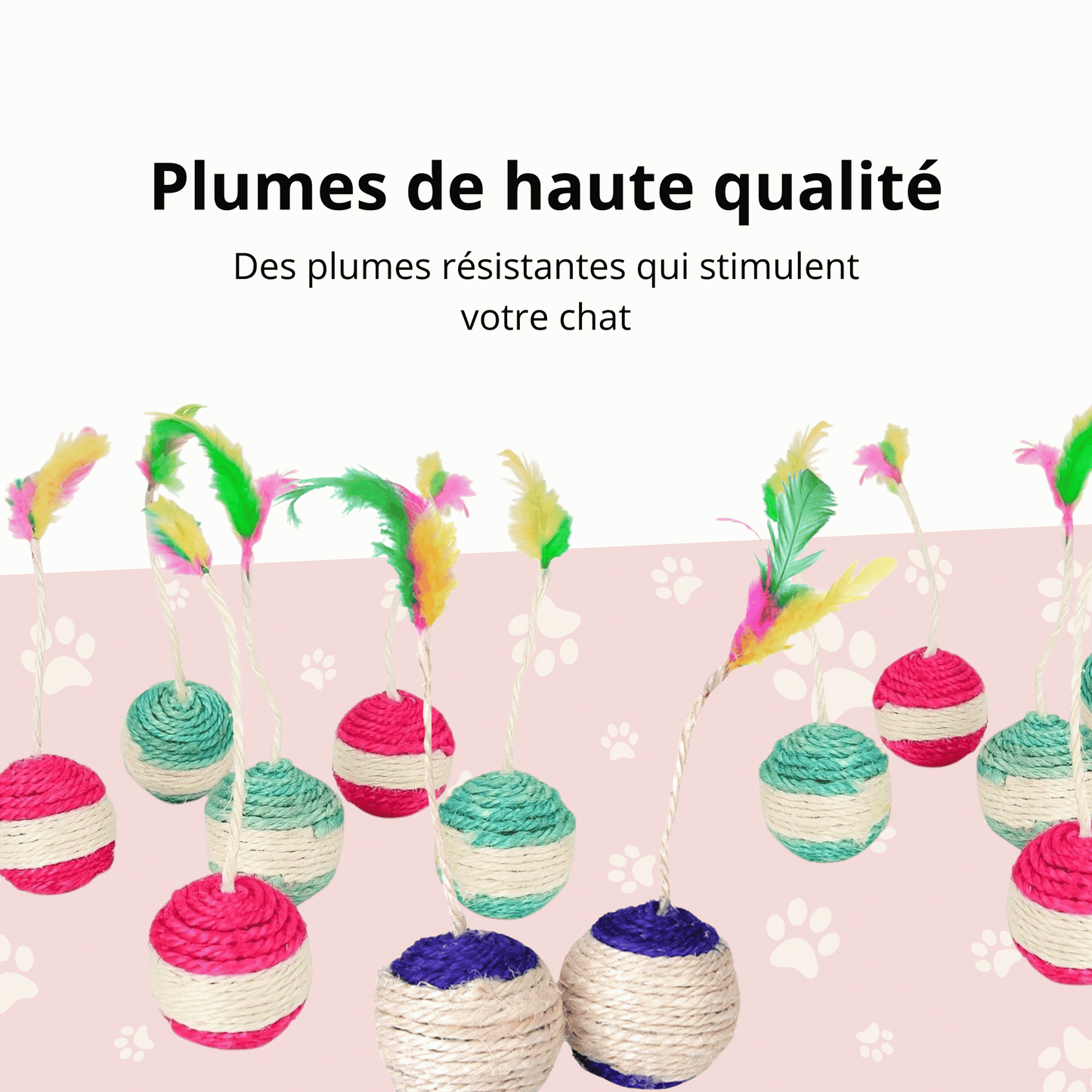 Balle de sisal pour chat - MyPetsHub