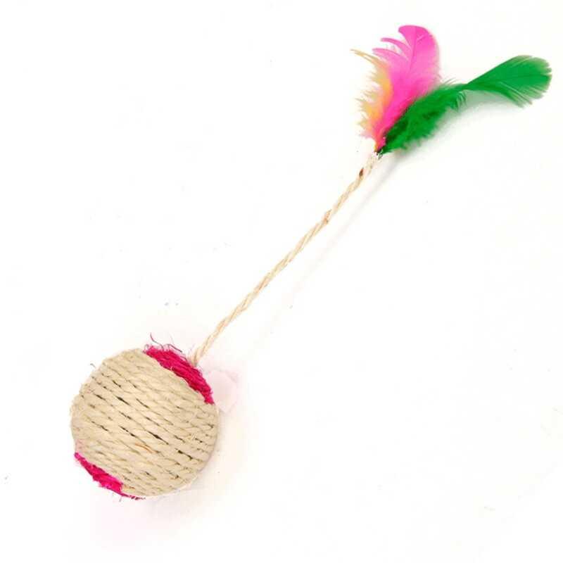 Balle de sisal pour chat | ResistBall™ - MyPetsHub
