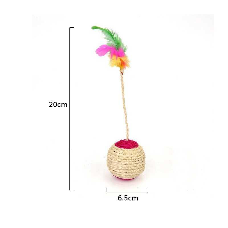Balle de sisal pour chat | ResistBall™ - MyPetsHub