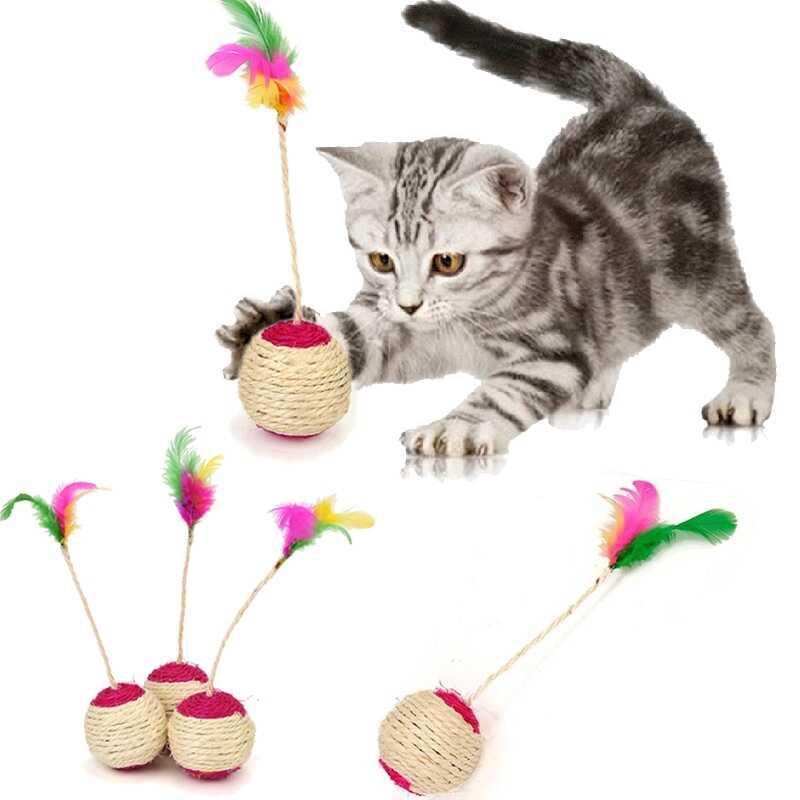 Balle de sisal pour chat | ResistBall™ - MyPetsHub