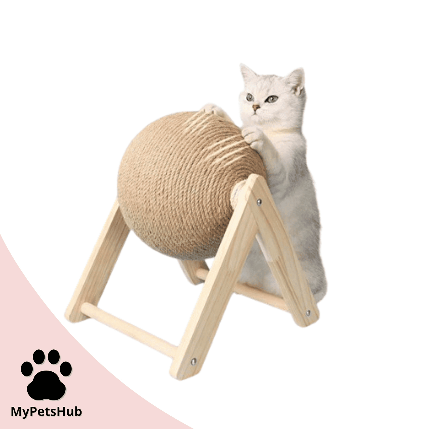 Boule à gratter pour chat | ScratchBall™ - MyPetsHub