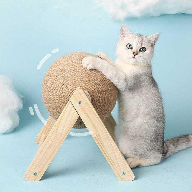 Boule à gratter pour chat | ScratchBall™ - MyPetsHub