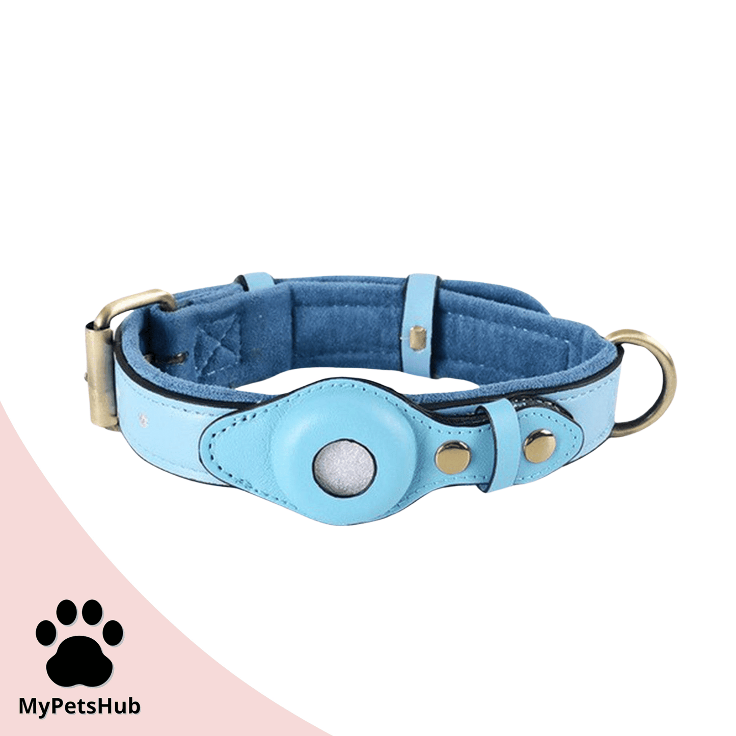 Collier anti-perte en cuir pour chien | DogTracer™ - MyPetsHub