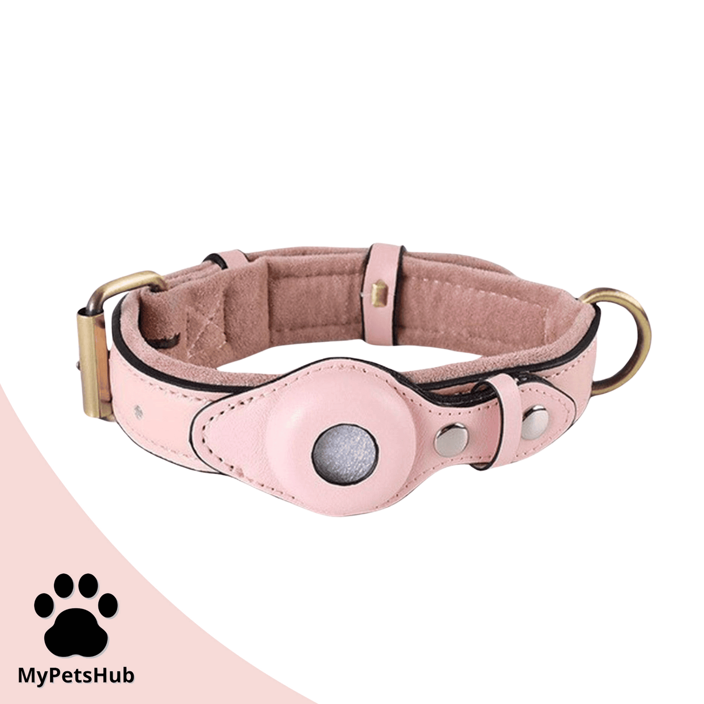 Collier anti-perte en cuir pour chien | DogTracer™ - MyPetsHub