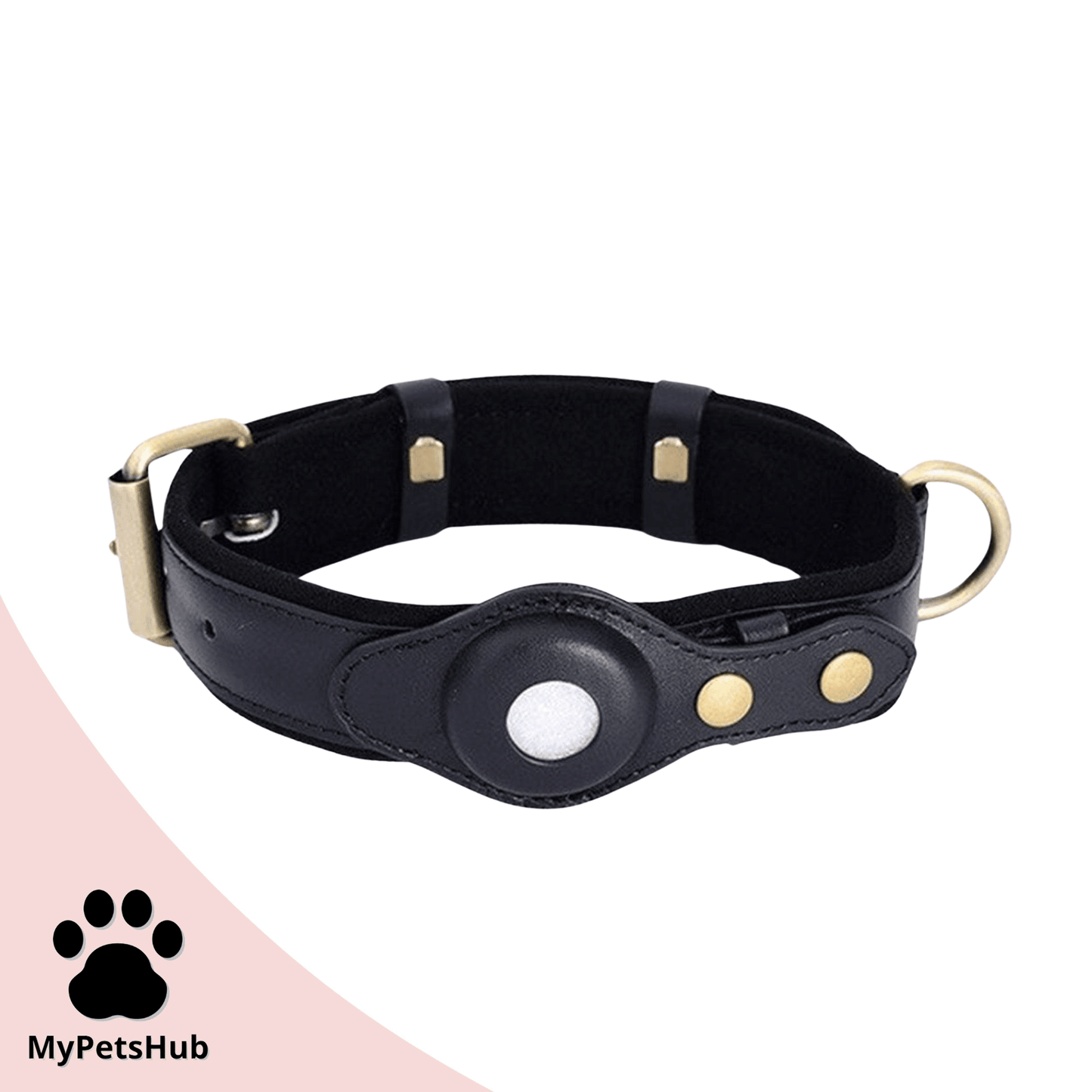 Collier anti-perte en cuir pour chien | DogTracer™ - MyPetsHub