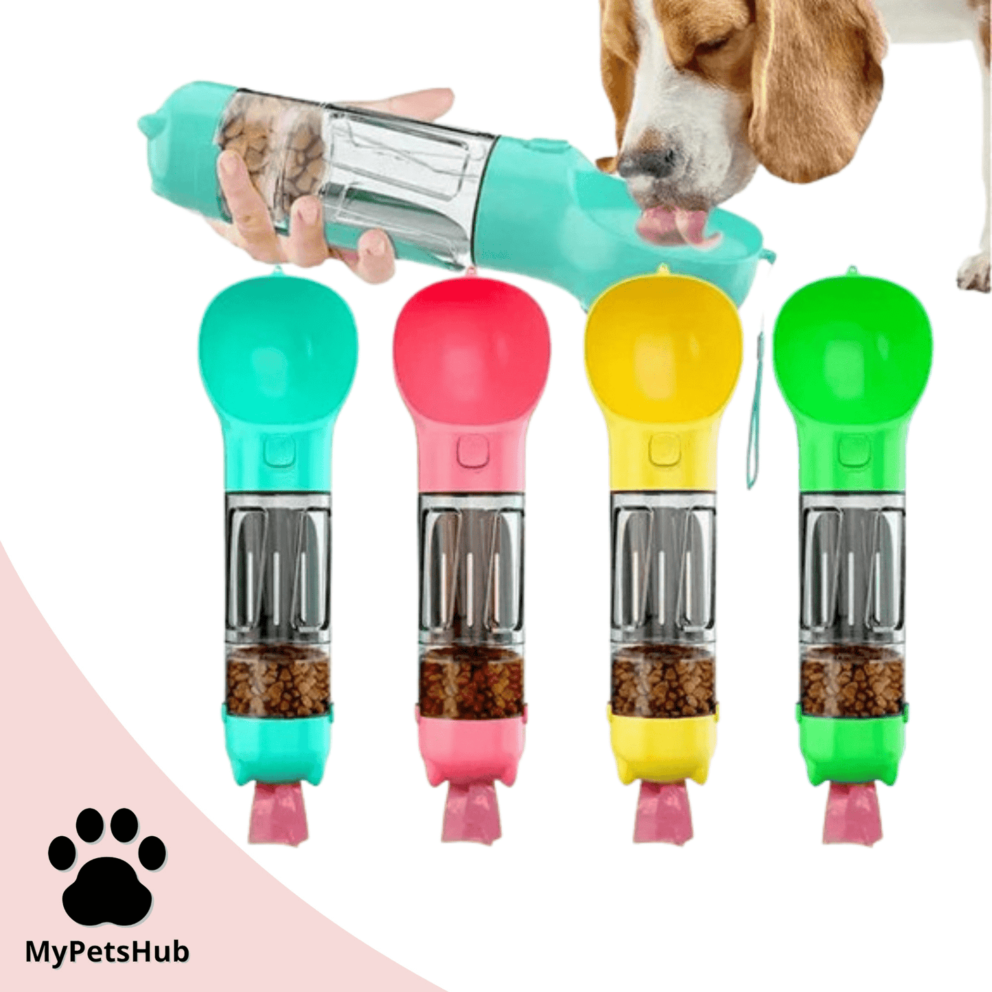 Distributeur portable 3 en 1 pour chien | DistriDog™ - MyPetsHub