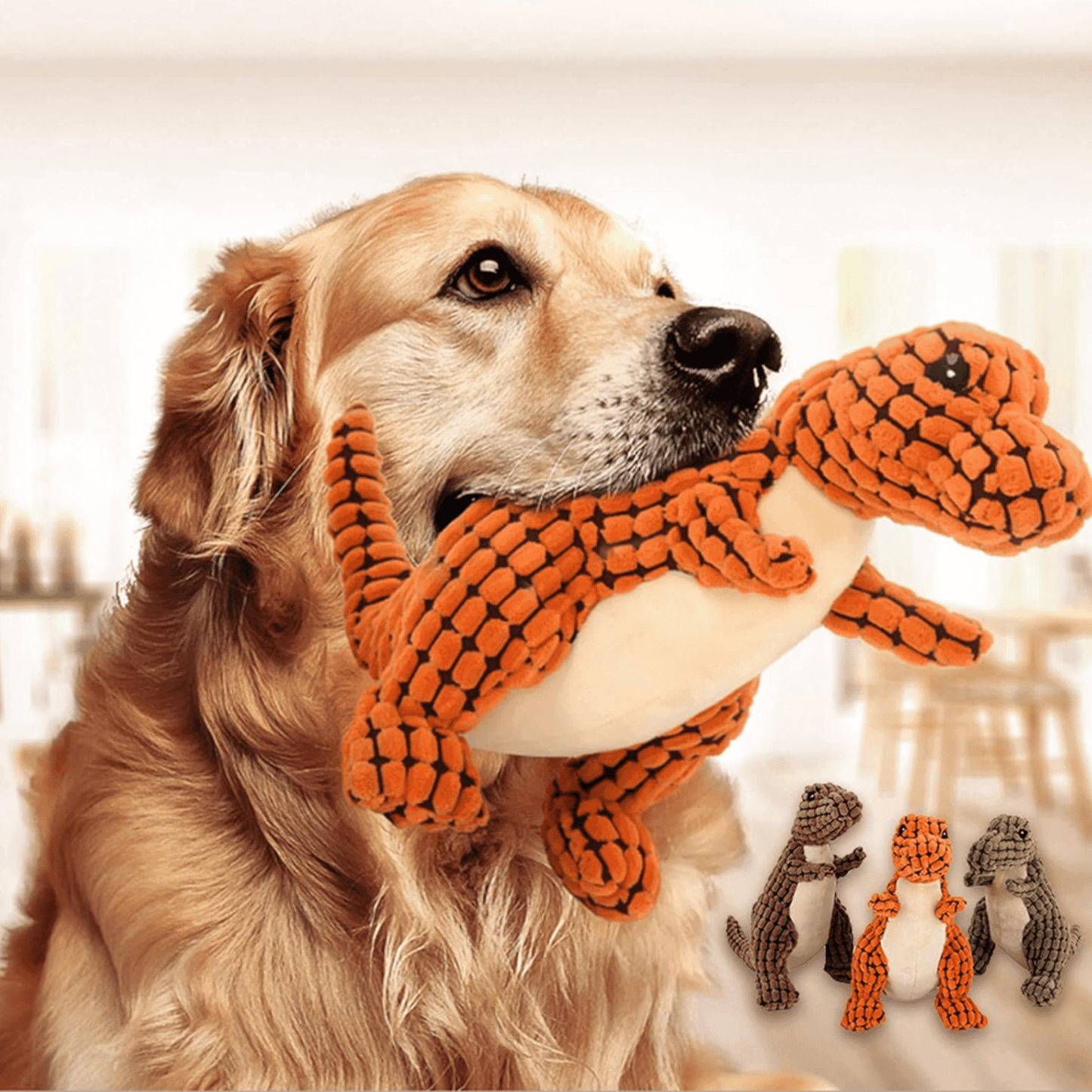 Doudou dinosaure pour chien | Dinobite™ - MyPetsHub