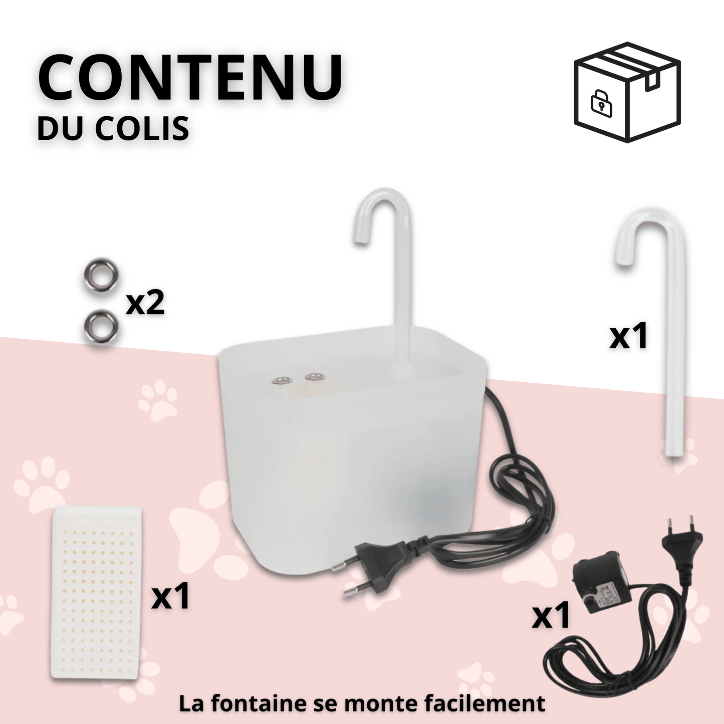 Fontaine automatique pour chat | AquaCat™ - MyPetsHub