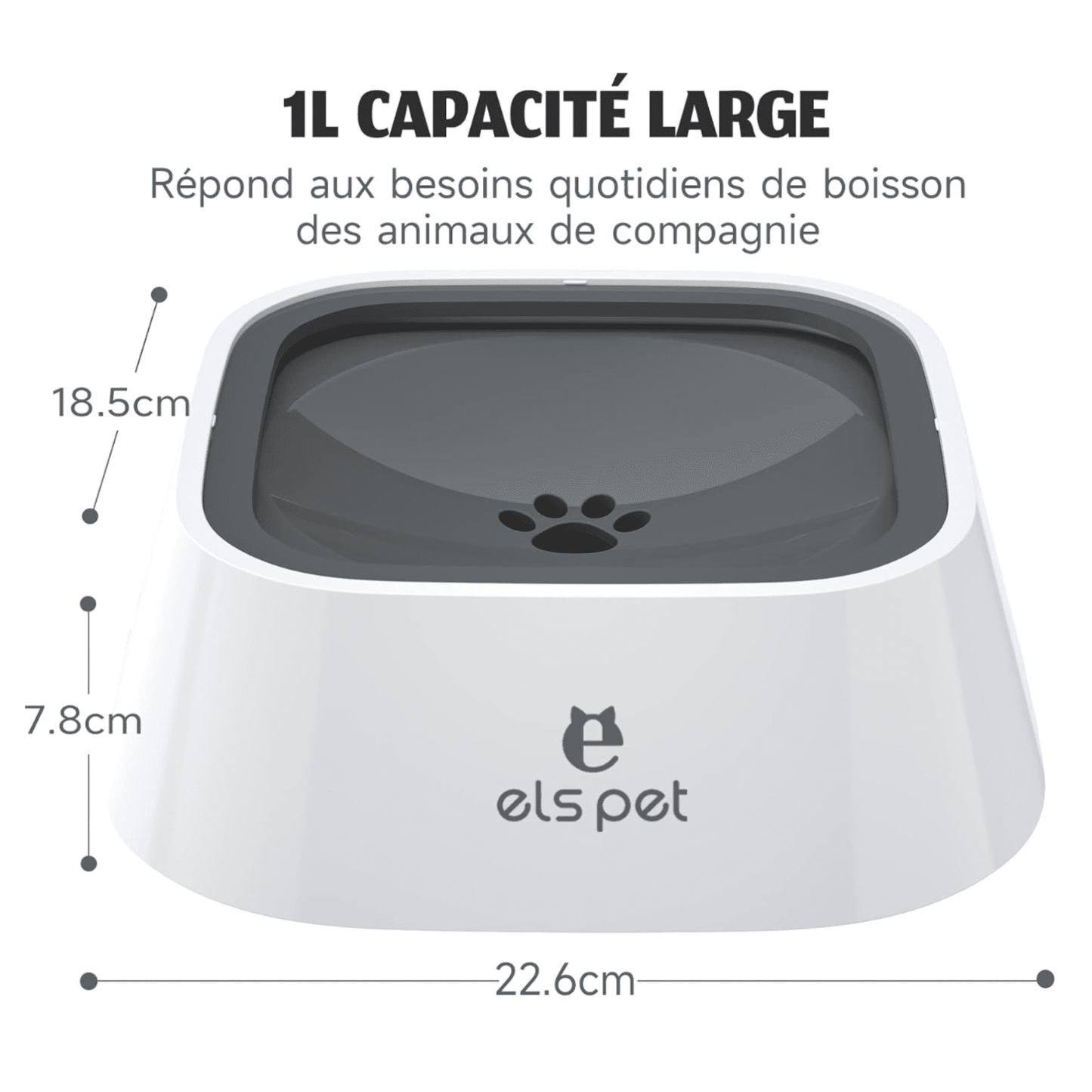 Bol d'eau flottante pour chien | Els Pet™ - MyPetsHub