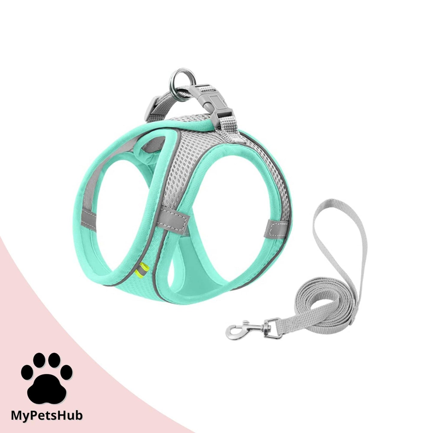 Harnais réfléchissant + laisse offerte pour chat | ChAdventure™ - MyPetsHub