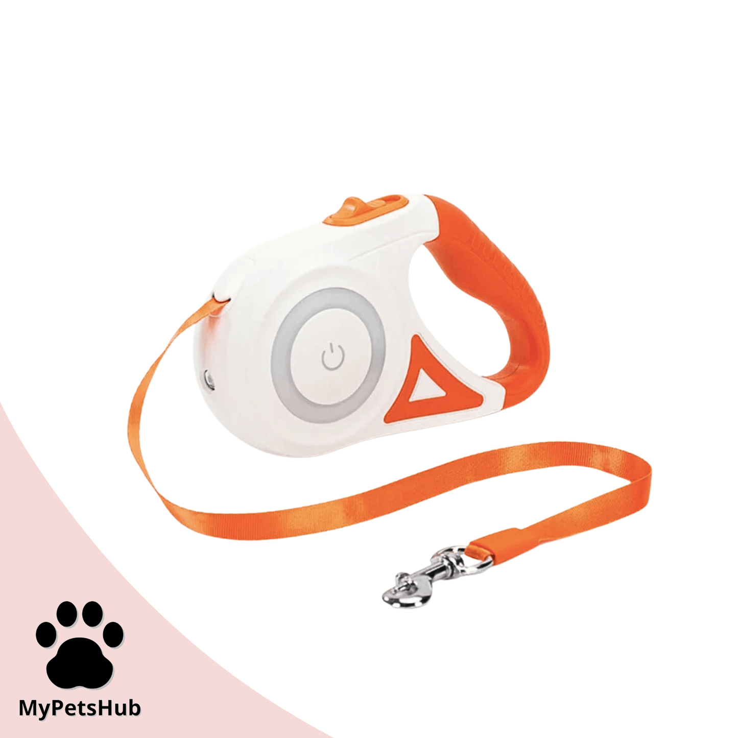 Laisse enrouleur de 3M/5M avec led et lampe pour chien - MyPetsHub