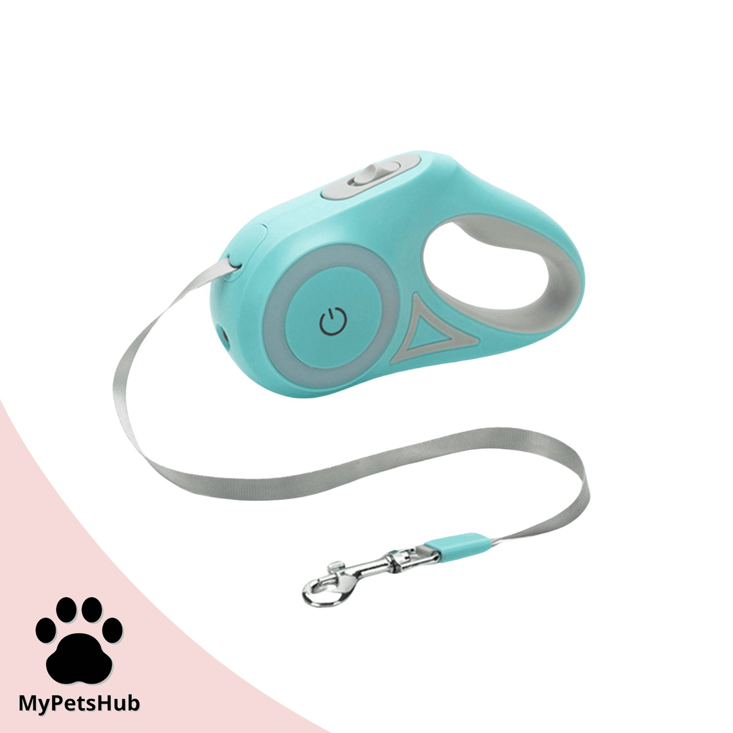Laisse enrouleur de 3M/5M avec led et lampe pour chien - MyPetsHub