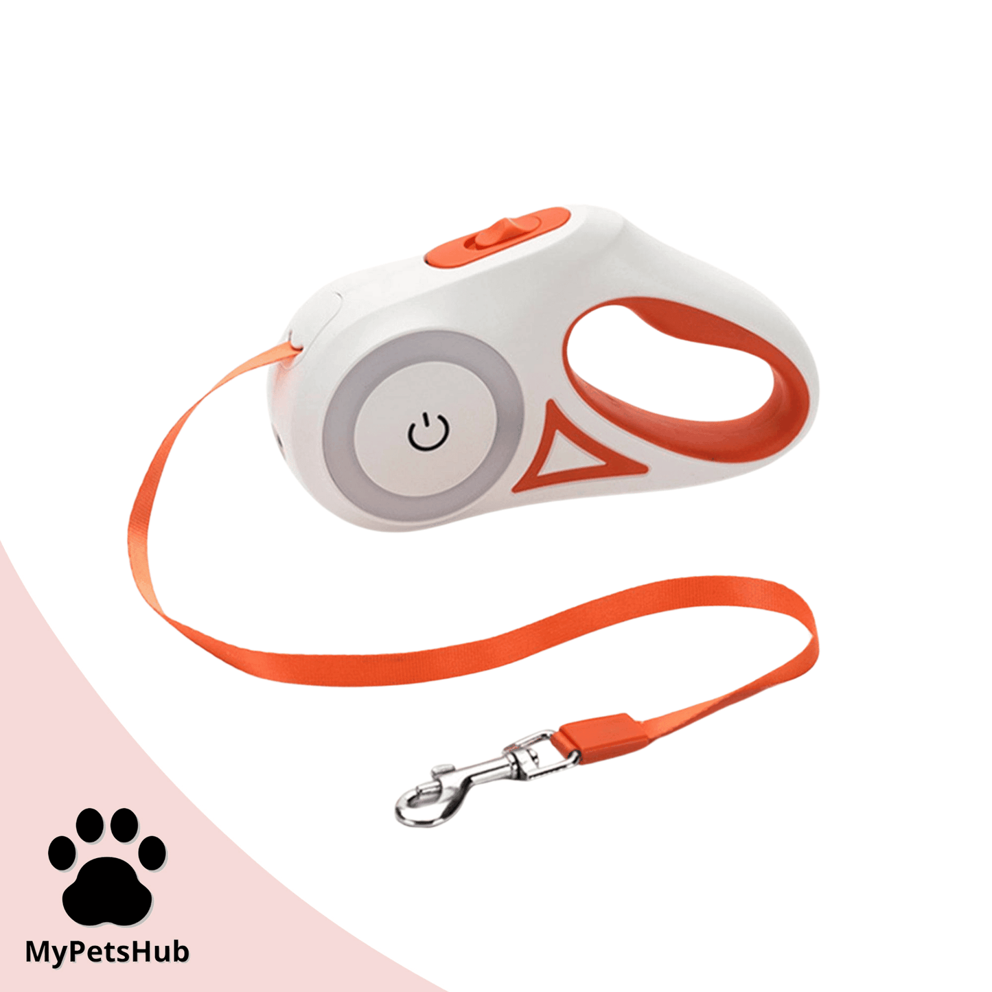 Laisse enrouleur de 3M/5M avec led et lampe pour chien - MyPetsHub