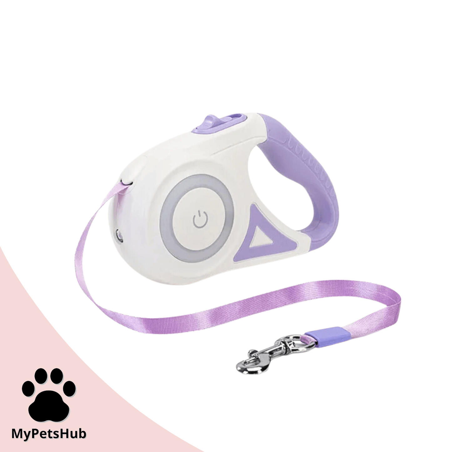 Laisse enrouleur de 3M/5M avec led et lampe pour chien - MyPetsHub