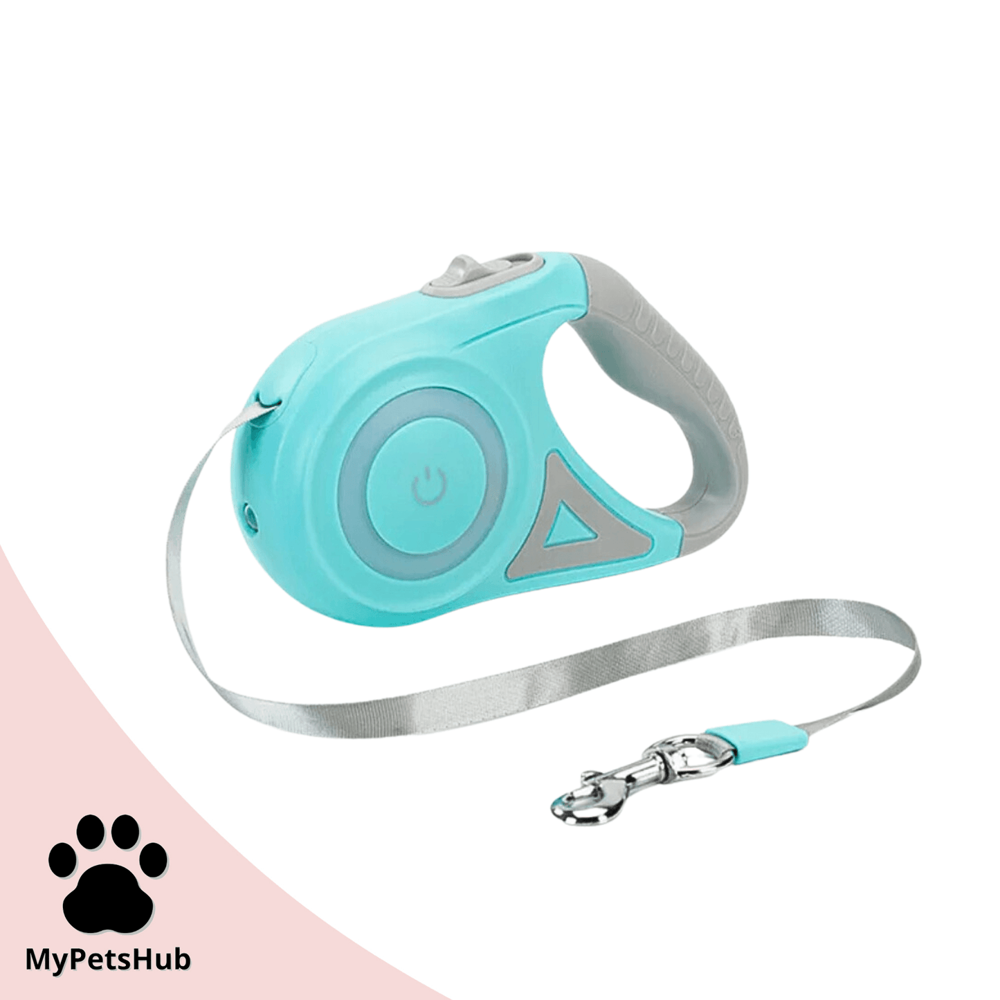 Laisse enrouleur de 3M/5M avec led et lampe pour chien - MyPetsHub