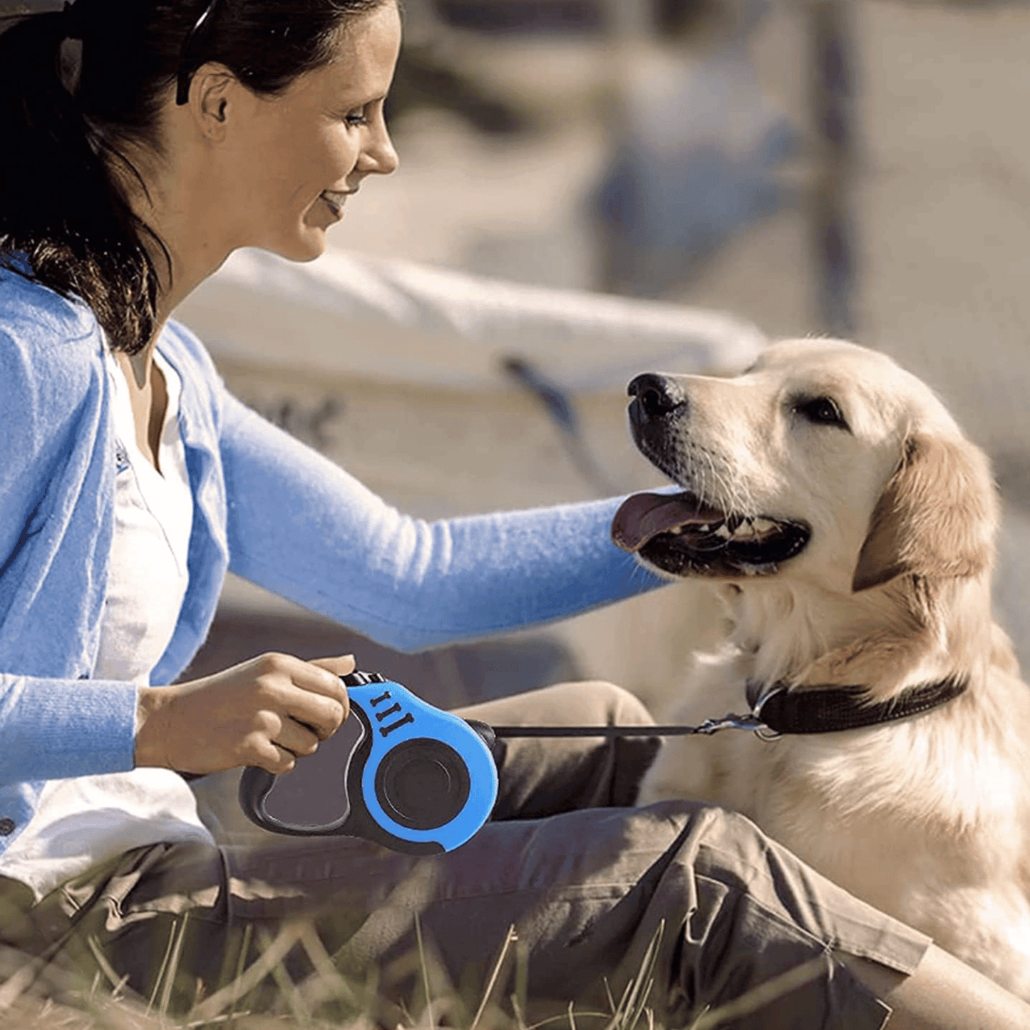 Laisse enrouleur de 3M/5M pour chat ou petit chien - MyPetsHub