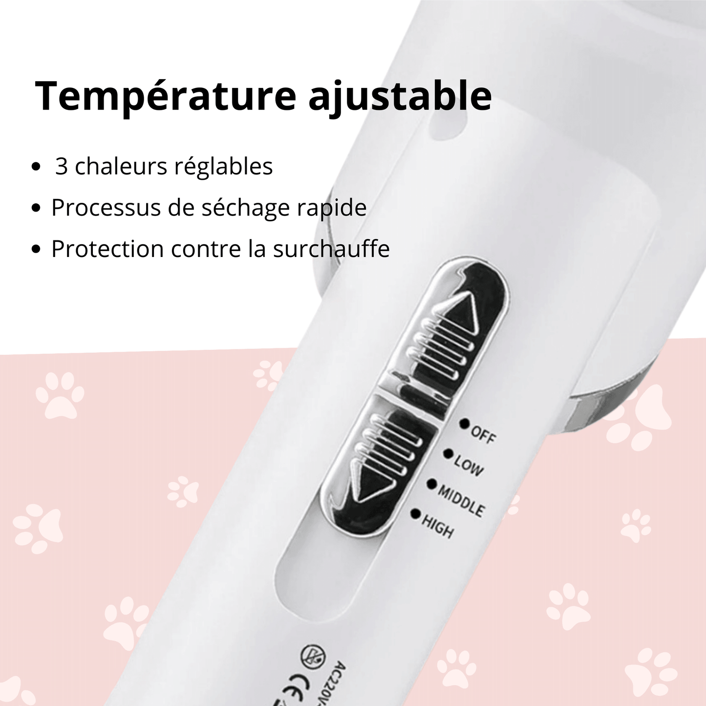 Sèche cheveux 2 en 1 pour chien et chat | PetDryer™ - MyPetsHub