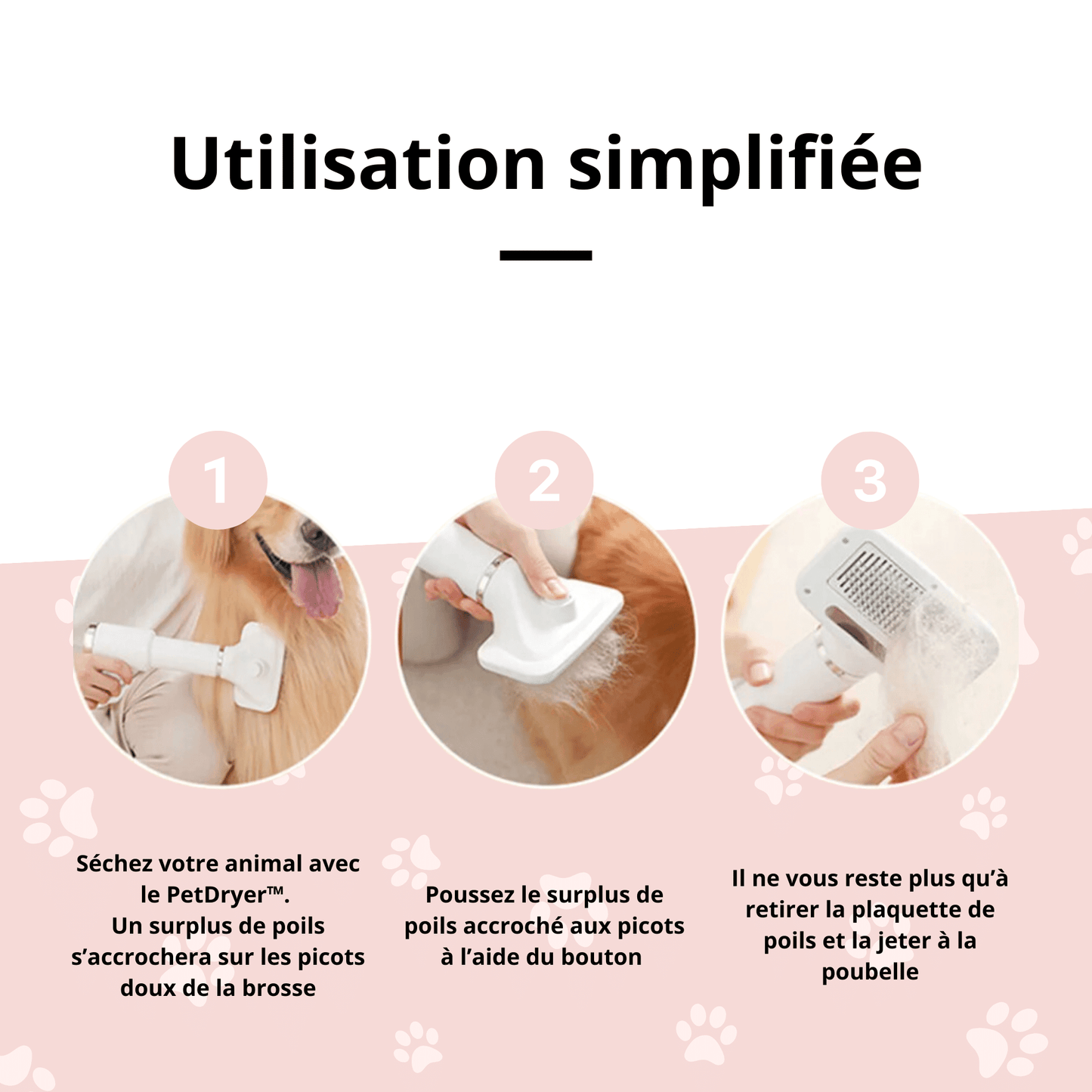 Sèche cheveux 2 en 1 pour chien et chat | PetDryer™ - MyPetsHub