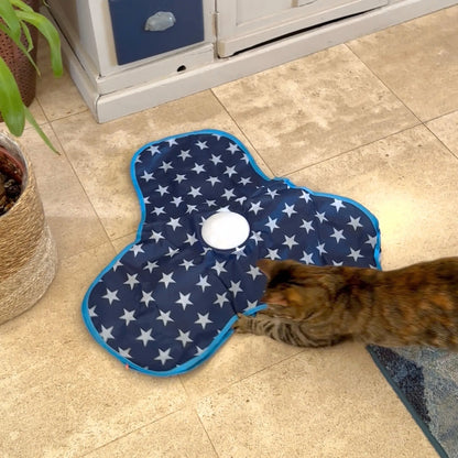 Jouet interactif pour chat avec ficelles stimulantes