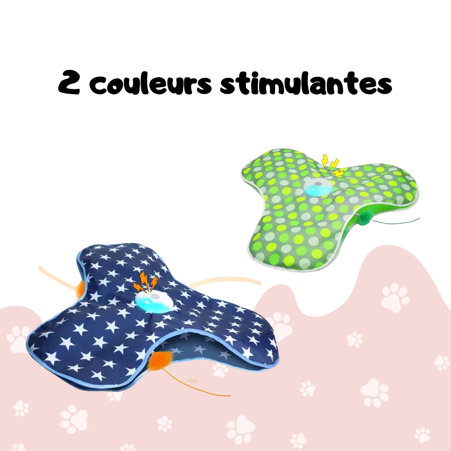 Jouet interactif pour chat avec ficelles stimulantes